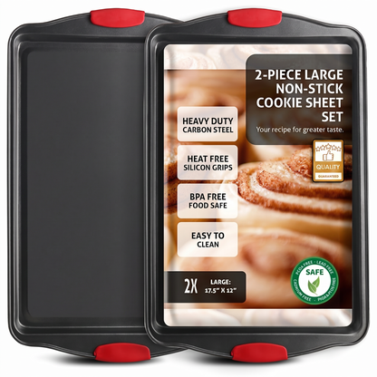 Eatex 2-Piece Large Baking Sheet Set - Your recipe for greater taste.