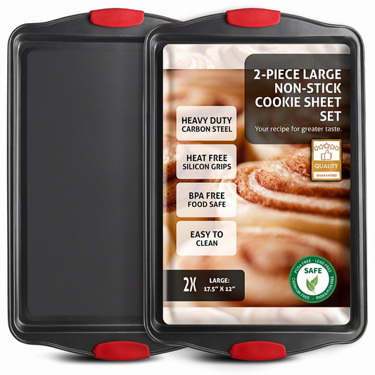 Eatex 2-Piece Large Baking Sheet Set - Your recipe for greater taste.